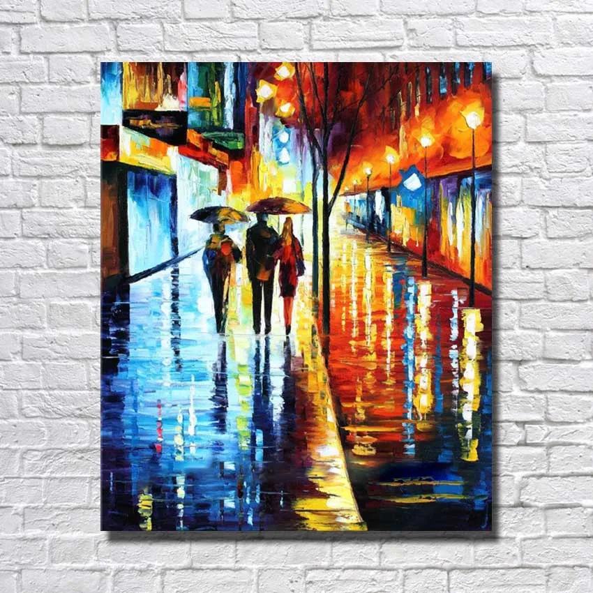Hand painted Living Room Wall Pictures Modern Raining Landscape Painting Home Decoration Wall Art Knife Painting No Framed
Hand painted Living Room Wall Pictures Modern Raining Landscape Painting Home Decoration Wall Art Knife Painting No Framed
