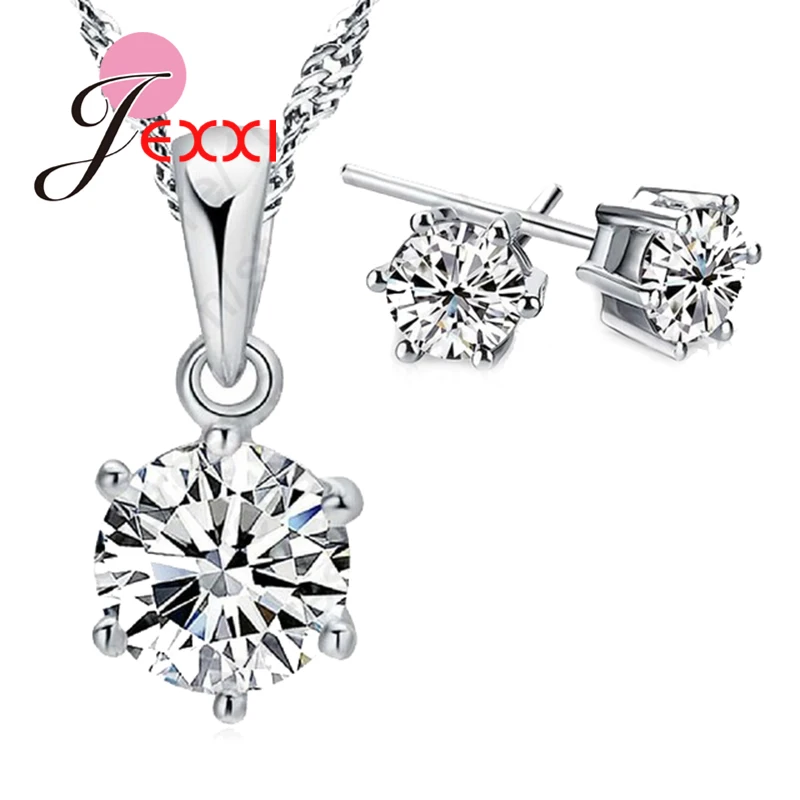 Top Quality Wedding Jewelry Set Austria Crystal Stud Earrings Necklace 925 Sterling Silver Pendant Necklace
Top Quality Wedding Jewelry Set Austria Crystal Stud Earrings Necklace 925 Sterling Silver Pendant Necklace
