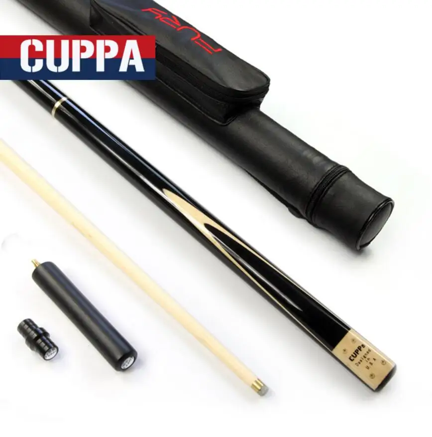 Cuppa 3/4 Snooker Stick Cue Чехол Набор 9 8 мм наконечник кленовый/Пепельный древесина вариант