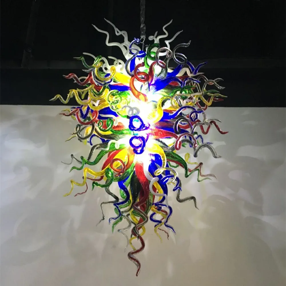 Luxury Murano Glass Chandeliers Colored LED Hand Blown Glass Art Chandelier Lighting
Luxury Murano Glass Chandeliers Colored LED Hand Blown Glass Art Chandelier Lighting