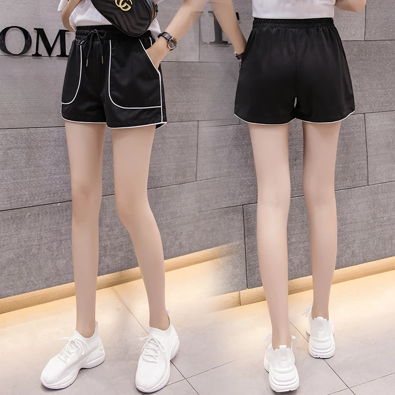 Новый летний Шорты Для женщин пакеты эластичный пояс короткие feminino полюс Танцы
