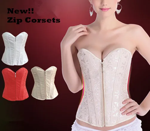 New Body Body Shaper Women Waist Trainer Steel Bone Corsets And Bustiers With Zip Top Steampunk Corset Gothic Bustiers Color 3
New Body Body Shaper Women Waist Trainer Steel Bone Corsets And Bustiers With Zip Top Steampunk Corset Gothic Bustiers Color 3