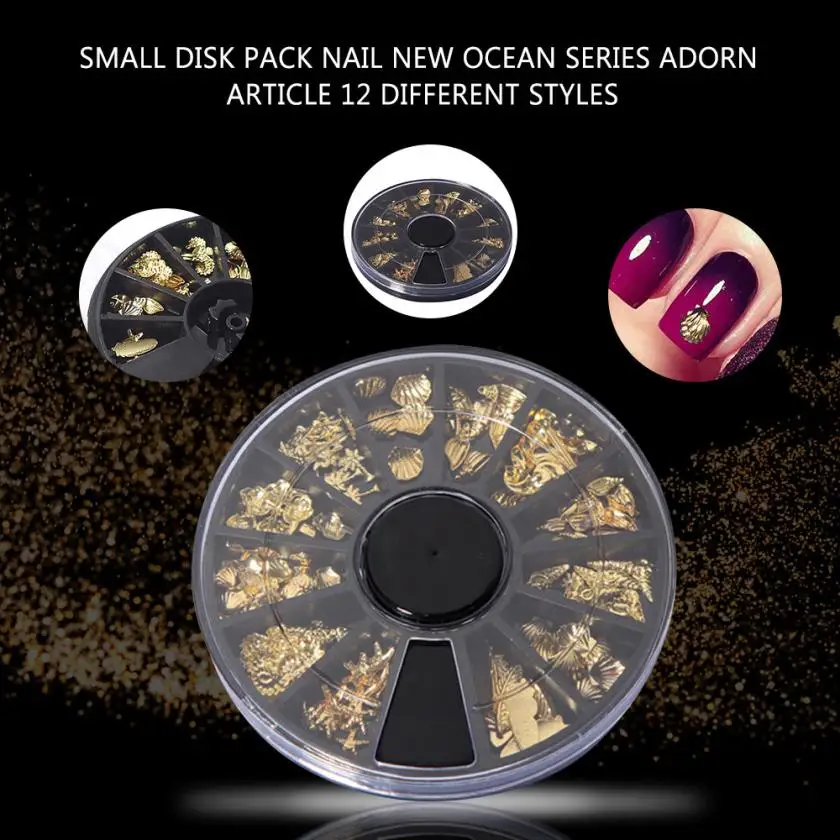 Nail Rhinestone Hot Gold Ocean Series Metal Deco Charms Nail Art Decoration Rhinestone Girl Beauty Finger Tip Nail Art Tool #Y
Nail Rhinestone Hot Gold Ocean Series Metal Deco Charms Nail Art Decoration Rhinestone Girl Beauty Finger Tip Nail Art Tool #Y
