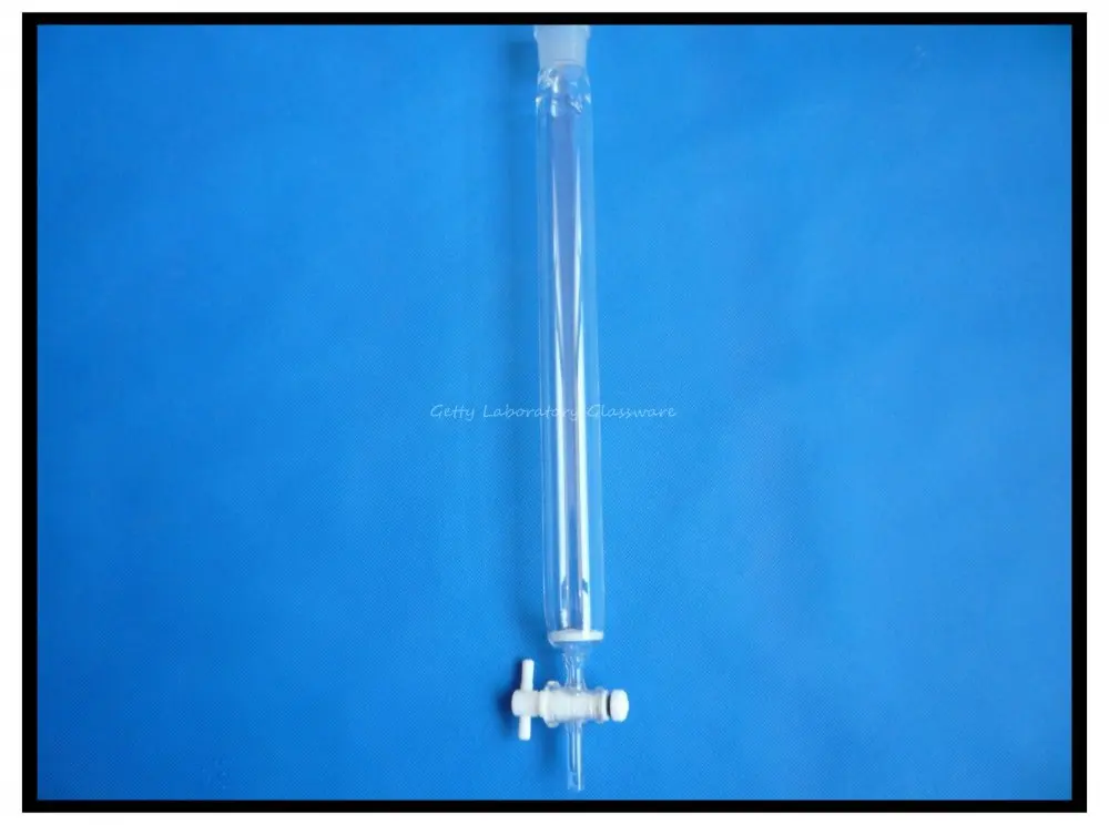 400ml Lab Glass Chromatography Column, ID 40mm, Column Length:300mm, with PTFE Stopcock 24/40 joint
400ml Lab Glass Chromatography Column, ID 40mm, Column Length:300mm, with PTFE Stopcock 24/40 joint