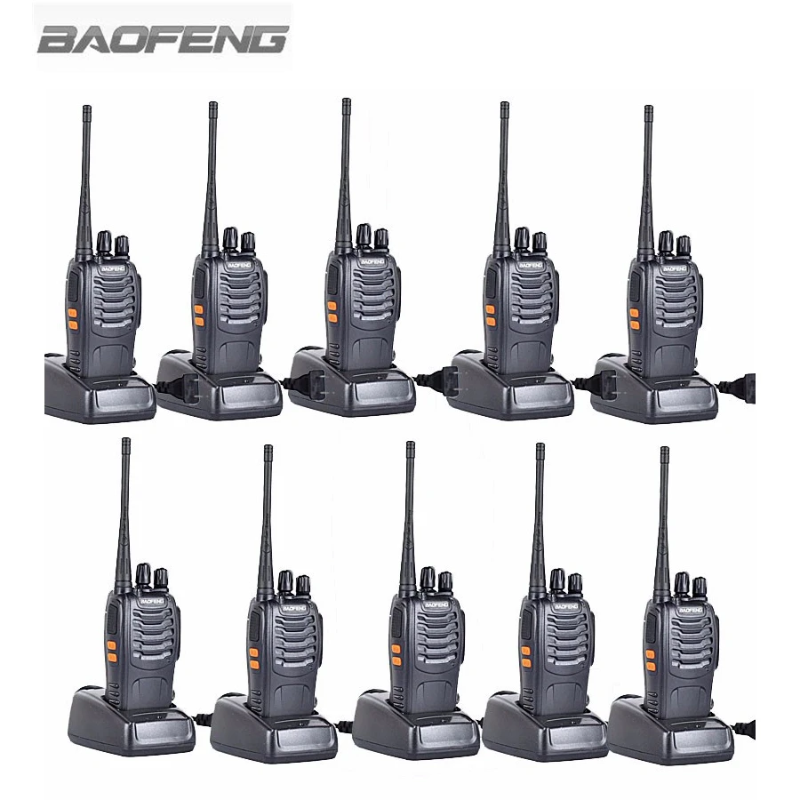 10 шт., портативная рация BaoFeng BF- 888S Black UHF400-470MHz Ham, 5 Вт, 16 каналов
10 шт., портативная рация BaoFeng BF- 888S Black UHF400-470MHz Ham, 5 Вт, 16 каналов