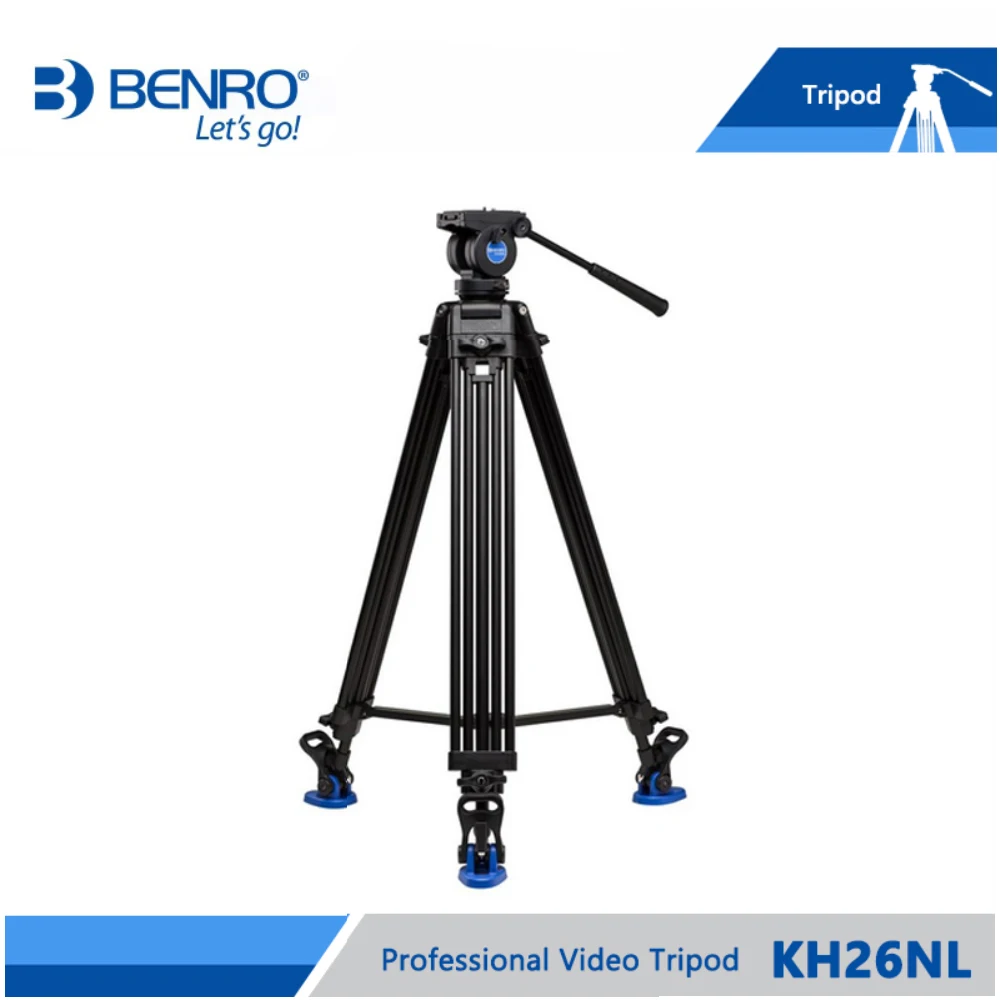 BENRO KH26NL KH-26NL Video Tripod Professional Aluminum Video Camera Tripod Hydraulic Head Max Loading 5KG
BENRO KH26NL KH-26NL Video Tripod Professional Aluminum Video Camera Tripod Hydraulic Head Max Loading 5KG