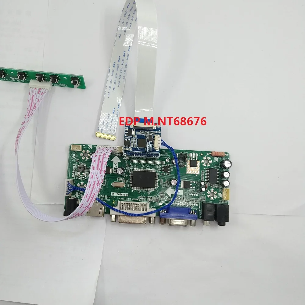 Комплект для LP156WF4 (SP) (J1) плата контроллера HDMI VGA LCD M. NT68676 1920*1080 30pin EDP LG дисплей DVI 60Hz панель экран 15,6 "LED
Комплект для LP156WF4 (SP) (J1) плата контроллера HDMI VGA LCD M. NT68676 1920*1080 30pin EDP LG дисплей DVI 60Hz панель экран 15,6 "LED
