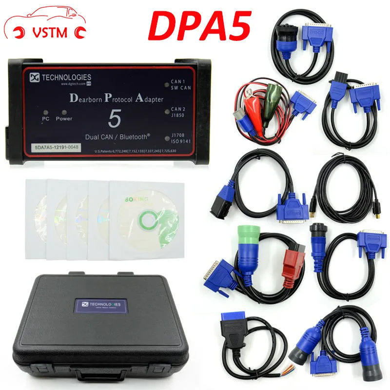 Without Bluetooth Dpa5 Dearborn Protocol Adapter 5 Heavy Duty Truck Scanner CNH DPA 5 Works For Multi-brands Multi-language
Without Bluetooth Dpa5 Dearborn Protocol Adapter 5 Heavy Duty Truck Scanner CNH DPA 5 Works For Multi-brands Multi-language