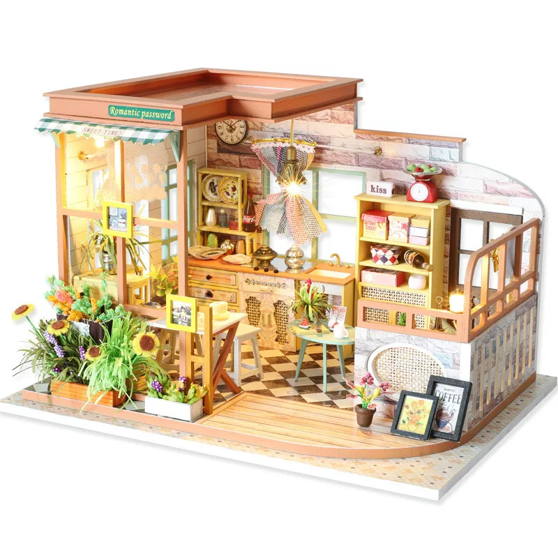 Wooden Diy Cabin Romantic Code Wood Hand-made Building Model Attic Creative Hand-assembled Gift
Wooden Diy Cabin Romantic Code Wood Hand-made Building Model Attic Creative Hand-assembled Gift