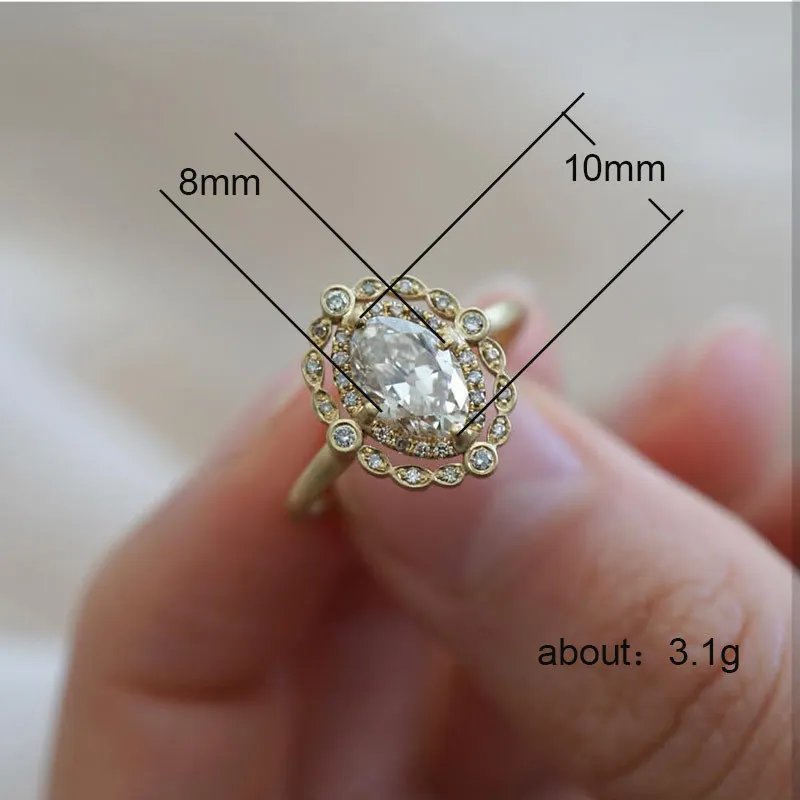 Huitan Vintage Stylish Simple Design Ring Female Fashion Euro Hot Selling CZ Prong Setting Engagement Jewelry Present For Lover
Huitan Vintage Stylish Simple Design Ring Female Fashion Euro Hot Selling CZ Prong Setting Engagement Jewelry Present For Lover