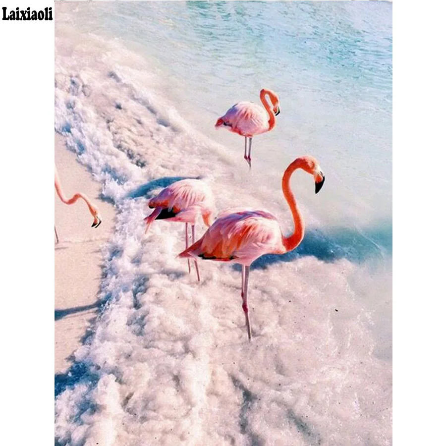 5D DIY Diamond Embroidery Diamond Painting beach Flamingo picture of rhinestoes Full Round Diamond Cross Stitch Crystal Mosaic
5D DIY Diamond Embroidery Diamond Painting beach Flamingo picture of rhinestoes Full Round Diamond Cross Stitch Crystal Mosaic