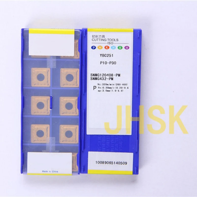 10PCS SNMG120408-PM YBC251 SNMG432-PM YBC251 turning tools carbide For processing steel
10PCS SNMG120408-PM YBC251 SNMG432-PM YBC251 turning tools carbide For processing steel