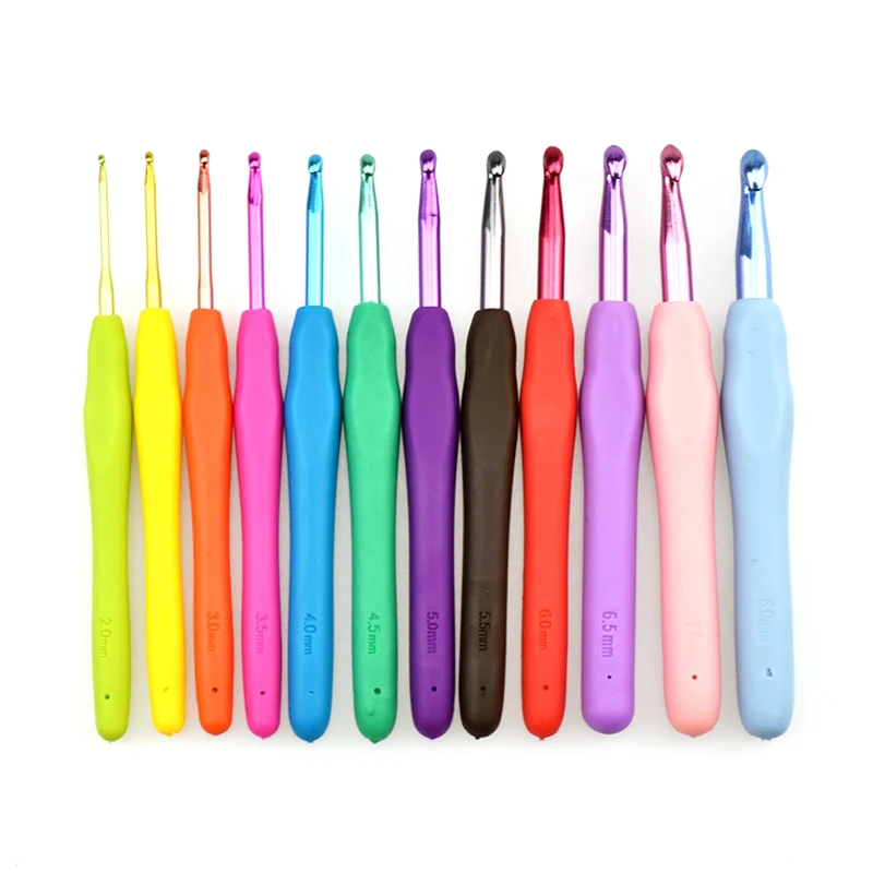 12pcs Rainbow Crochet Hook knitting Needle Tool 2.0-8.0mm DIY Yarn Sweater Weaving Tool Needle Crochet Kits Weave Knitting Tool
12pcs Rainbow Crochet Hook knitting Needle Tool 2.0-8.0mm DIY Yarn Sweater Weaving Tool Needle Crochet Kits Weave Knitting Tool