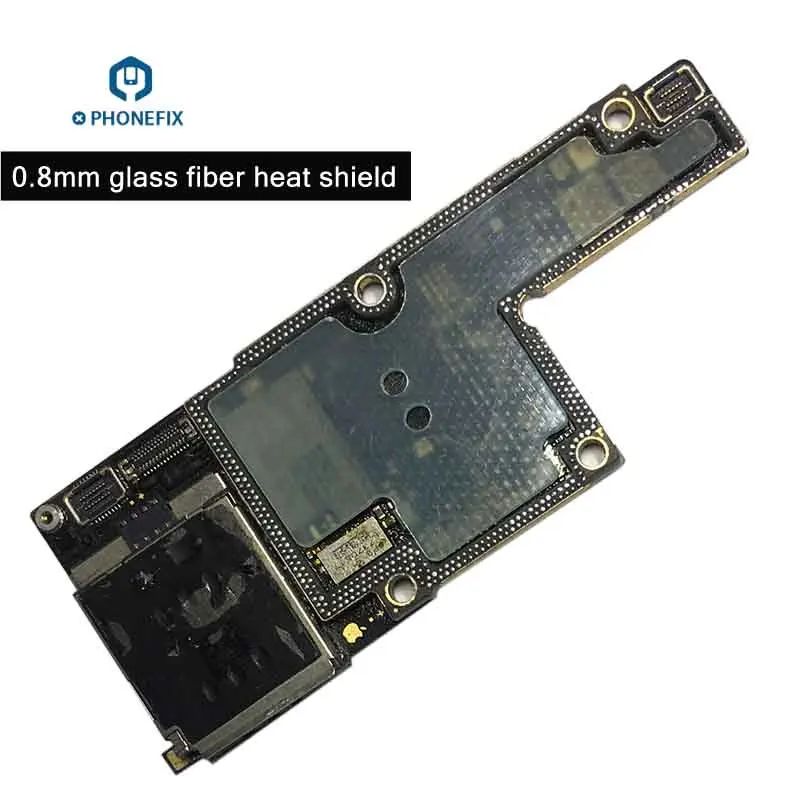 PHONEFIX 0.8mm Insulated Glass Fiber Heat Shield Dedicated For iPhone X PCB Motherboard Repair IC Chip Protector Panel No Damage
PHONEFIX 0.8mm Insulated Glass Fiber Heat Shield Dedicated For iPhone X PCB Motherboard Repair IC Chip Protector Panel No Damage