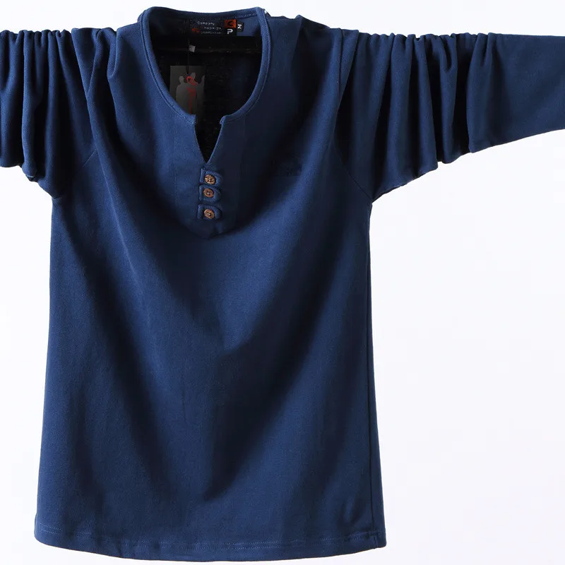 2019 Autumn long-sleeved Men T-shirt plus Shirts large loose guy large size Mens Long Sleeve V-neck T Shirt
2019 Autumn long-sleeved Men T-shirt plus Shirts large loose guy large size Mens Long Sleeve V-neck T Shirt