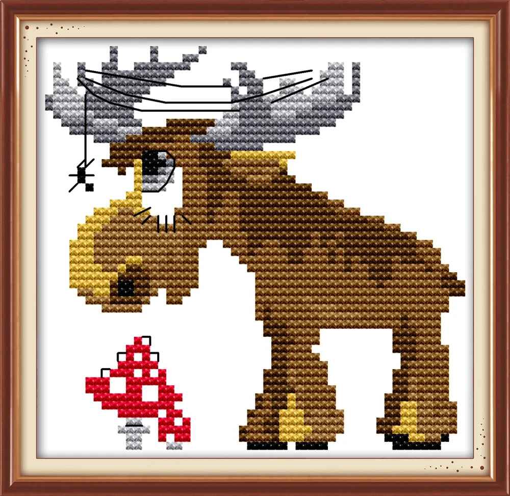 Christmas deer 2 cross stitch kit aida 14ct 11ct count print canvas stitches embroidery DIY handmade
Christmas deer 2 cross stitch kit aida 14ct 11ct count print canvas stitches embroidery DIY handmade