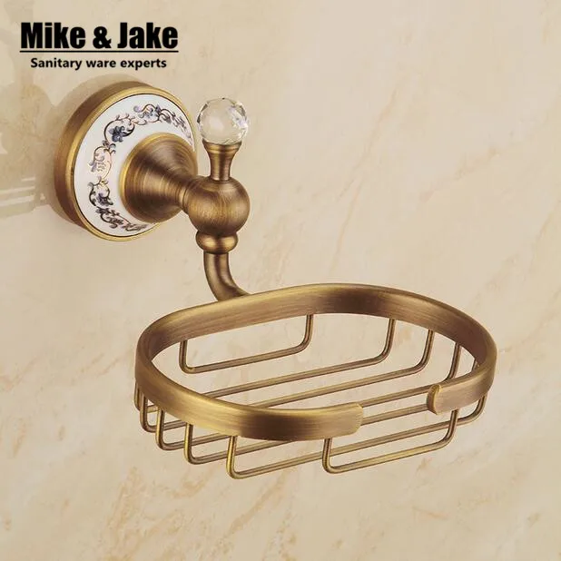 Modern bathroom Antique porcelain crystal brass Soap basket soap dish soap holder with crystal bathroom accessories, furniture
Modern bathroom Antique porcelain crystal brass Soap basket soap dish soap holder with crystal bathroom accessories, furniture