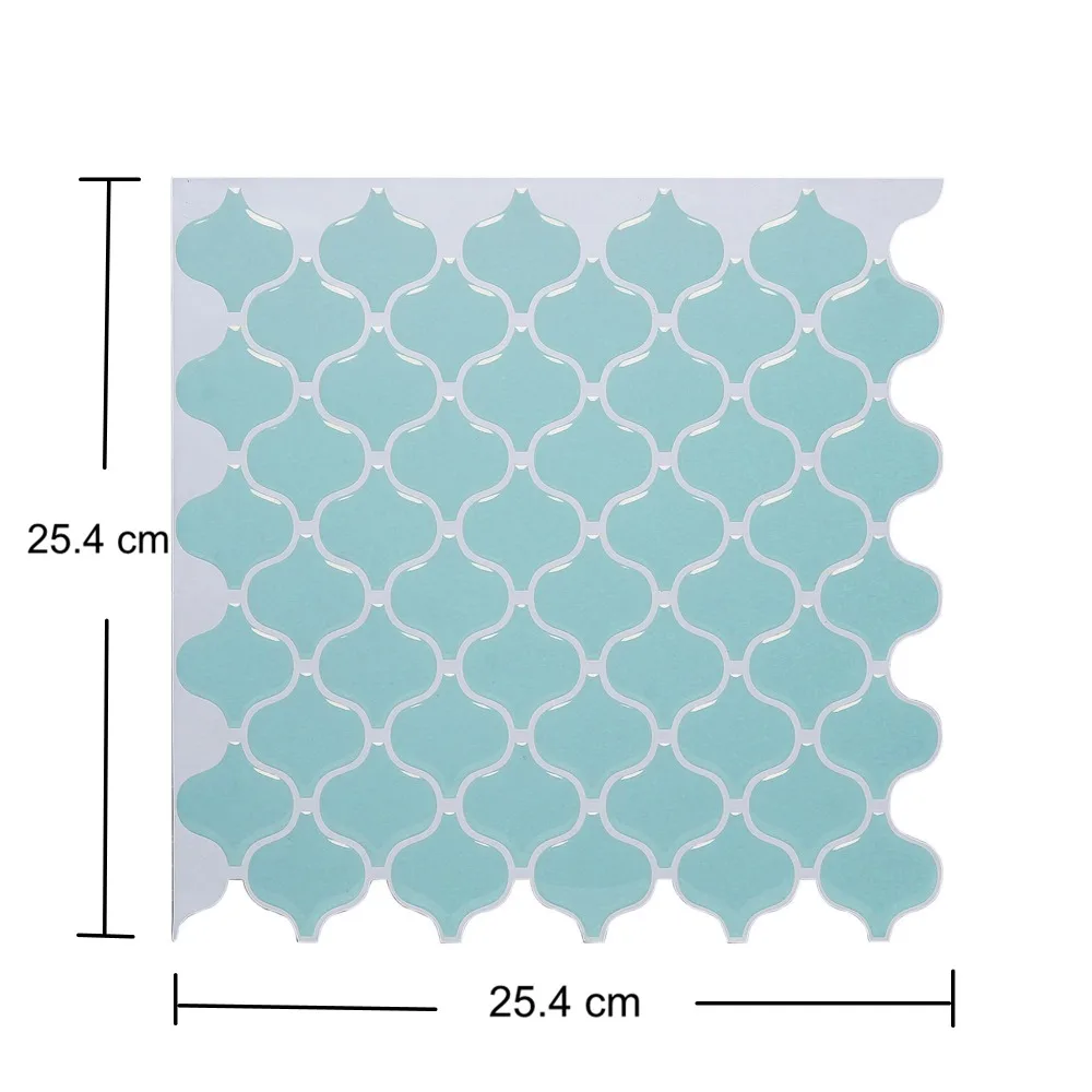 

Vividtiles Factory Outlet Cheap Vinyl Decor Sticker Peel and Stick Lantern Mosaic Wall Tiles - 1 Sheet