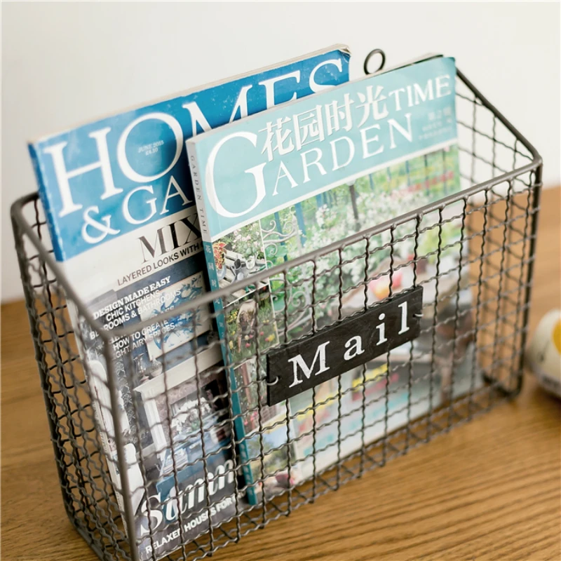 Wall Hanging Creative Newspaper Holder Living Room 36X13X28cm Metal Magazine Rack
Wall Hanging Creative Newspaper Holder Living Room 36X13X28cm Metal Magazine Rack