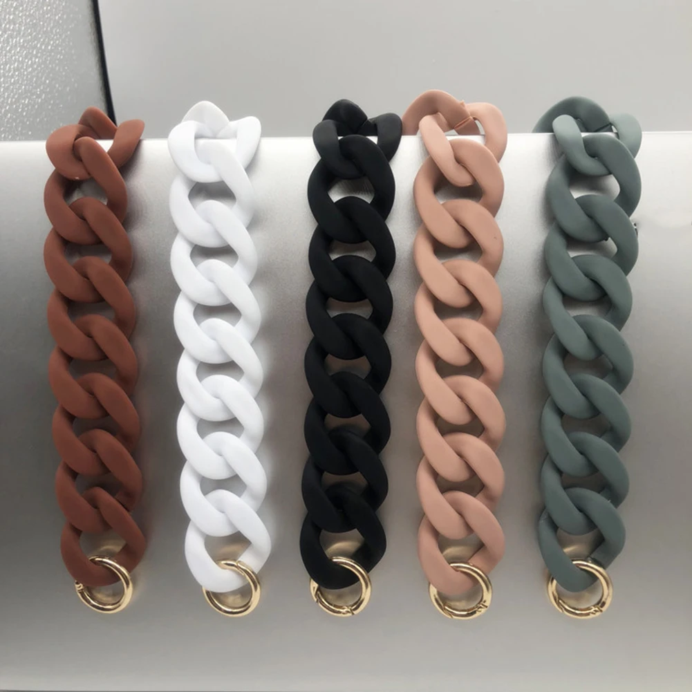 Fashion Replacement Bag Strap Chain Women Vintage Acrylic Resin Handbag Chain Detachable Bags Handle 30/40cm Shoulder Strap
Fashion Replacement Bag Strap Chain Women Vintage Acrylic Resin Handbag Chain Detachable Bags Handle 30/40cm Shoulder Strap