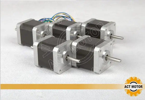 ACT 5PCS Nema17 Stepper Motor 17HS5425B24 Dual Shaft 2Ph 70oz-in 48mm 2.5A 300mm Wire CE ROSH ISO
ACT 5PCS Nema17 Stepper Motor 17HS5425B24 Dual Shaft 2Ph 70oz-in 48mm 2.5A 300mm Wire CE ROSH ISO
