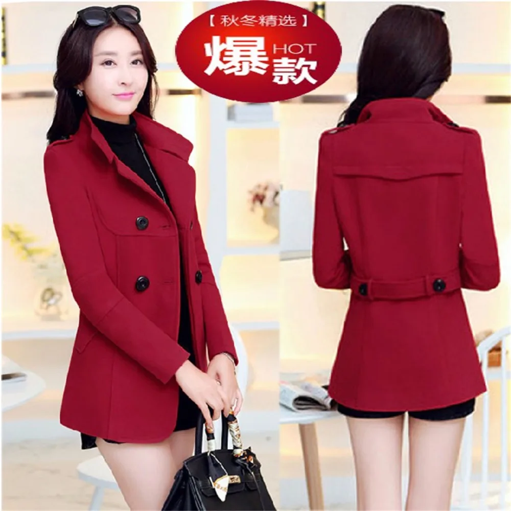 New winter Korean wild short paragraph woolen coat female Dongkuan Slim was thin lapel woolen coat Nizi
New winter Korean wild short paragraph woolen coat female Dongkuan Slim was thin lapel woolen coat Nizi