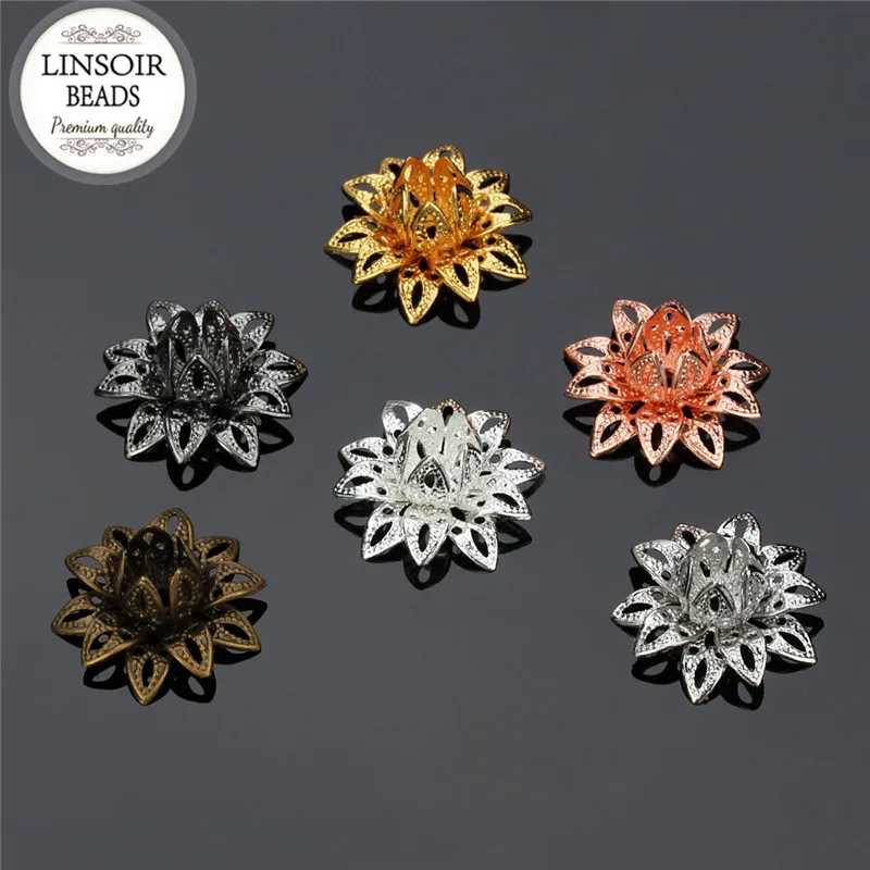 20pcs/lot 6colors Dia 16mm Copper Hollow Flower Spacer Bead Caps Filigree Loose Bead End Caps For Jewelry Making Supplies F5199
20pcs/lot 6colors Dia 16mm Copper Hollow Flower Spacer Bead Caps Filigree Loose Bead End Caps For Jewelry Making Supplies F5199