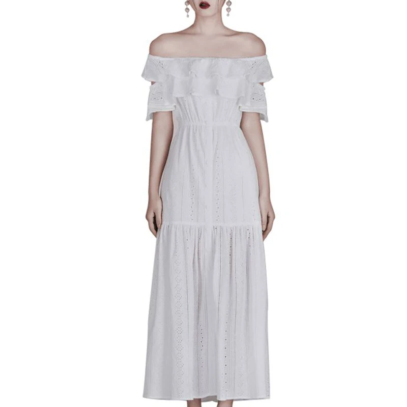 INDRESSME 2019 New Off The Shoulder Lace Refined Waisted White Dress Women Lady Maxi Dress Lovely
INDRESSME 2019 New Off The Shoulder Lace Refined Waisted White Dress Women Lady Maxi Dress Lovely