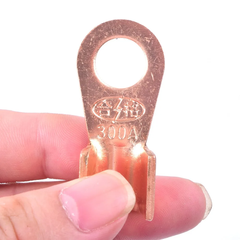 Truck Boat Copper Battery Terminal Lugs Connection Kit Upto 2AWG Wire 7/16" Stud Ring 300A for Electrical Engineering Solar
Truck Boat Copper Battery Terminal Lugs Connection Kit Upto 2AWG Wire 7/16" Stud Ring 300A for Electrical Engineering Solar