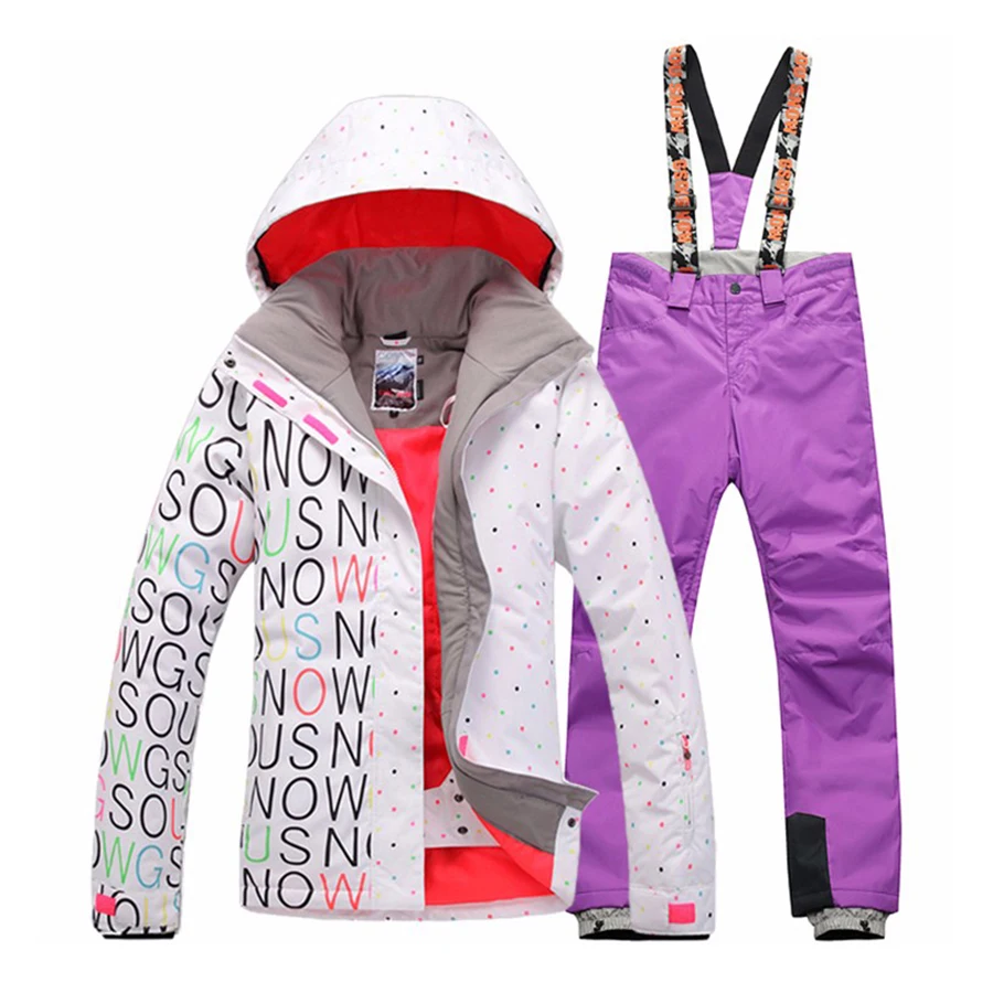 Gsou Snow High Quality Ski Jackets+Pants Women Snow Sets Snowboard Clothes Sport Waterproof Windproof Breathable Skiing Suit Set
Gsou Snow High Quality Ski Jackets+Pants Women Snow Sets Snowboard Clothes Sport Waterproof Windproof Breathable Skiing Suit Set
