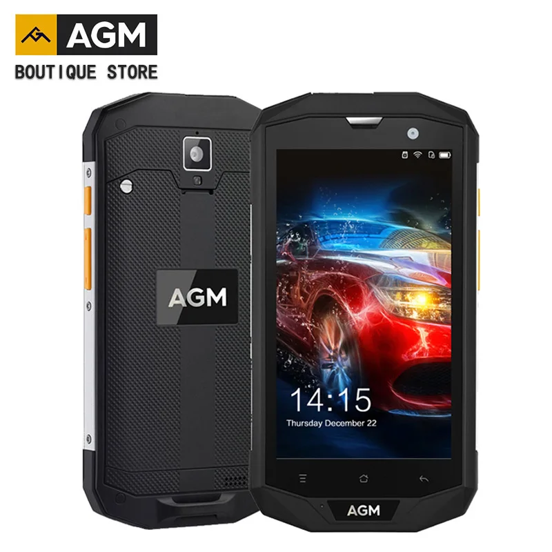 AGM A8 5 0 дюймов HD IP68 4050 мАч 4G смартфон 4 Гб + 64 Водонепроницаемый Android 7 MSM8916