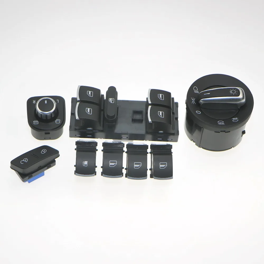 SJACCM Car Chrome Electronic Window Glass Switch Control Button Set For VW Jetta Golf Rabbit 1K0 962 125 B 1KD 959 833 5ND959857
SJACCM Car Chrome Electronic Window Glass Switch Control Button Set For VW Jetta Golf Rabbit 1K0 962 125 B 1KD 959 833 5ND959857