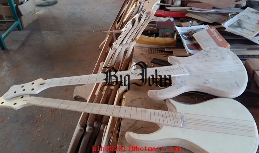 Фото Новый Большой Джон полуфабрикат 4 струны или 5 струн fanned электрическая бас гитара(China)