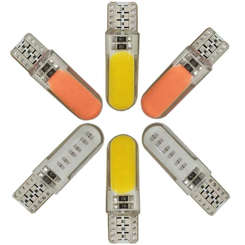 10pcs T10 W5W Silicone Case 12V Chips COB LED Car Wedge Interior Dome Reading Light WY5W 501 Auto Parking Bulbs Turn Side Lamps
10pcs T10 W5W Silicone Case 12V Chips COB LED Car Wedge Interior Dome Reading Light WY5W 501 Auto Parking Bulbs Turn Side Lamps