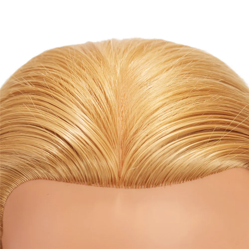 26 28 &quotBlone волосы манекен голова для парики синтетические макияж практика