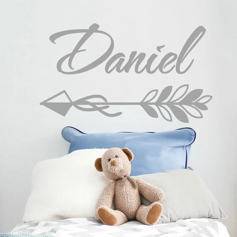 Custom name wall decals, arrow decals, boy room, children's room decoration, baby boy kindergarten, customizable name DIY21
Custom name wall decals, arrow decals, boy room, children's room decoration, baby boy kindergarten, customizable name DIY21