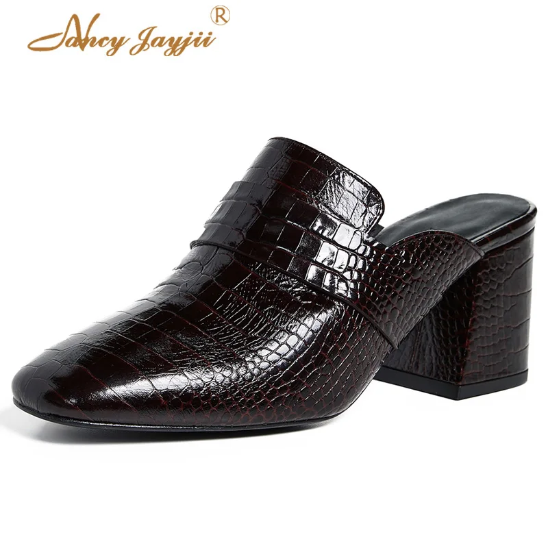 Women Slippers Spring/Autumn Summer Animal Prints Super High Heels shoes Snake Print Patent Leather Fashion Leisure Sewing Mules
Women Slippers Spring/Autumn Summer Animal Prints Super High Heels shoes Snake Print Patent Leather Fashion Leisure Sewing Mules