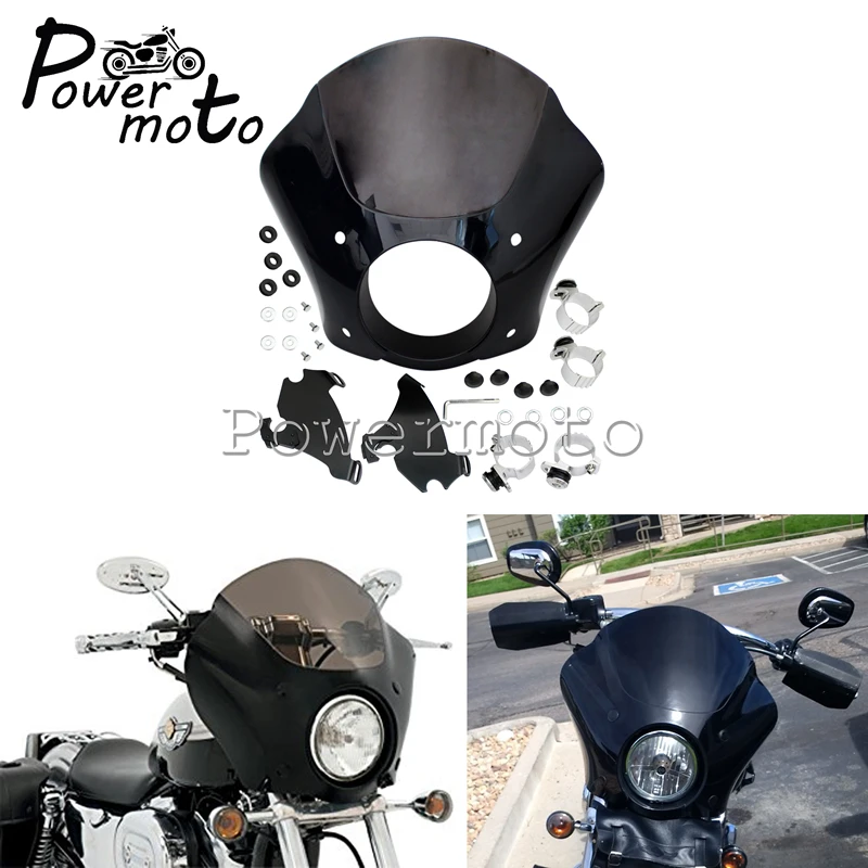 Motorcycle Black Smoke Headlight Gauntlet Fairing No-Tool Trigger-Lock Mount Kit For Harley Sportster XL883 XL1200 1100 Deluxe
Motorcycle Black Smoke Headlight Gauntlet Fairing No-Tool Trigger-Lock Mount Kit For Harley Sportster XL883 XL1200 1100 Deluxe