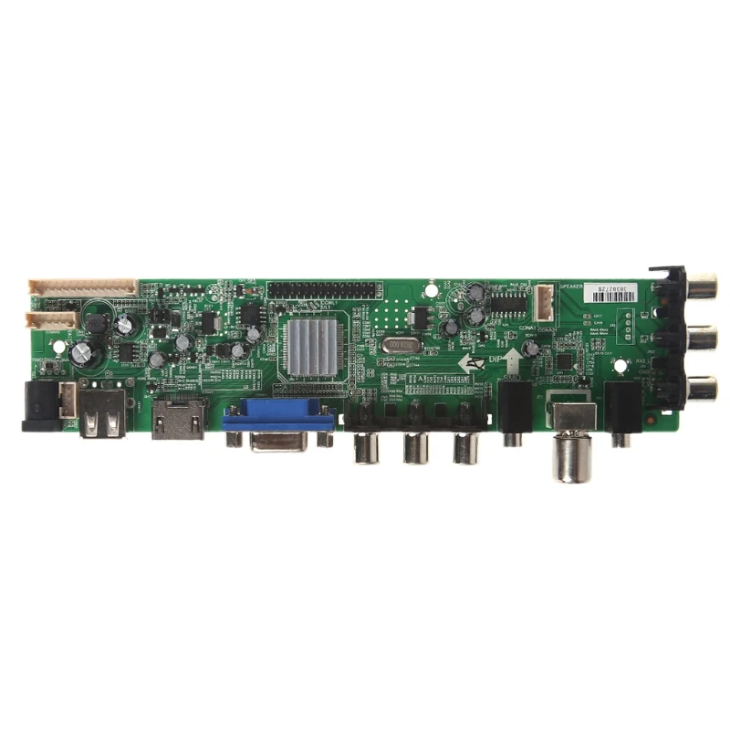 V56 V59 Universal LCD TV Driver Board DVB-T2 TV Board +7 Key Switch+IR+4 Lamp Inverter+LVDS Cable Kits 3663
V56 V59 Universal LCD TV Driver Board DVB-T2 TV Board +7 Key Switch+IR+4 Lamp Inverter+LVDS Cable Kits 3663