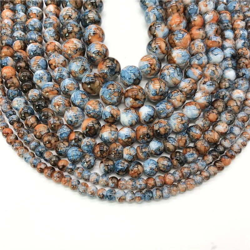 Wholesale 4/ 6/ 8/10mm Glass Beads Round Loose Spaced Beads For Jewelry Making DIY Bracelet Earrings Charms Necklace #13
Wholesale 4/ 6/ 8/10mm Glass Beads Round Loose Spaced Beads For Jewelry Making DIY Bracelet Earrings Charms Necklace #13