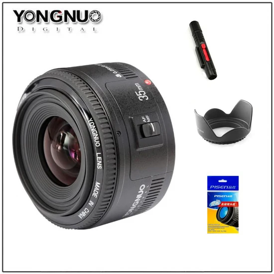 Yongnuo 35 мм объектив YN35mm F2 широкоугольный Большая диафрагма фиксированный