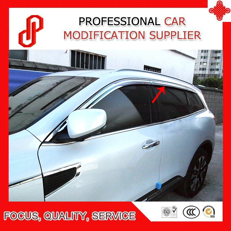 High Quality ABS plating decorative trim vent shade rain sun wind deflector window visor for KORANDO 2011-2017
High Quality ABS plating decorative trim vent shade rain sun wind deflector window visor for KORANDO 2011-2017