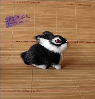 mini cute simulation rabbit toy polyethylene & furs small black rabbit doll gift about 8x5x6cm 2012
mini cute simulation rabbit toy polyethylene & furs small black rabbit doll gift about 8x5x6cm 2012