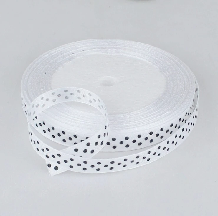 10Y new arrive 3/8" (10mm) white Satin ribbon Polka Dots printed Brown ribbon with white dots, DIY hairbow accessories
10Y new arrive 3/8" (10mm) white Satin ribbon Polka Dots printed Brown ribbon with white dots, DIY hairbow accessories