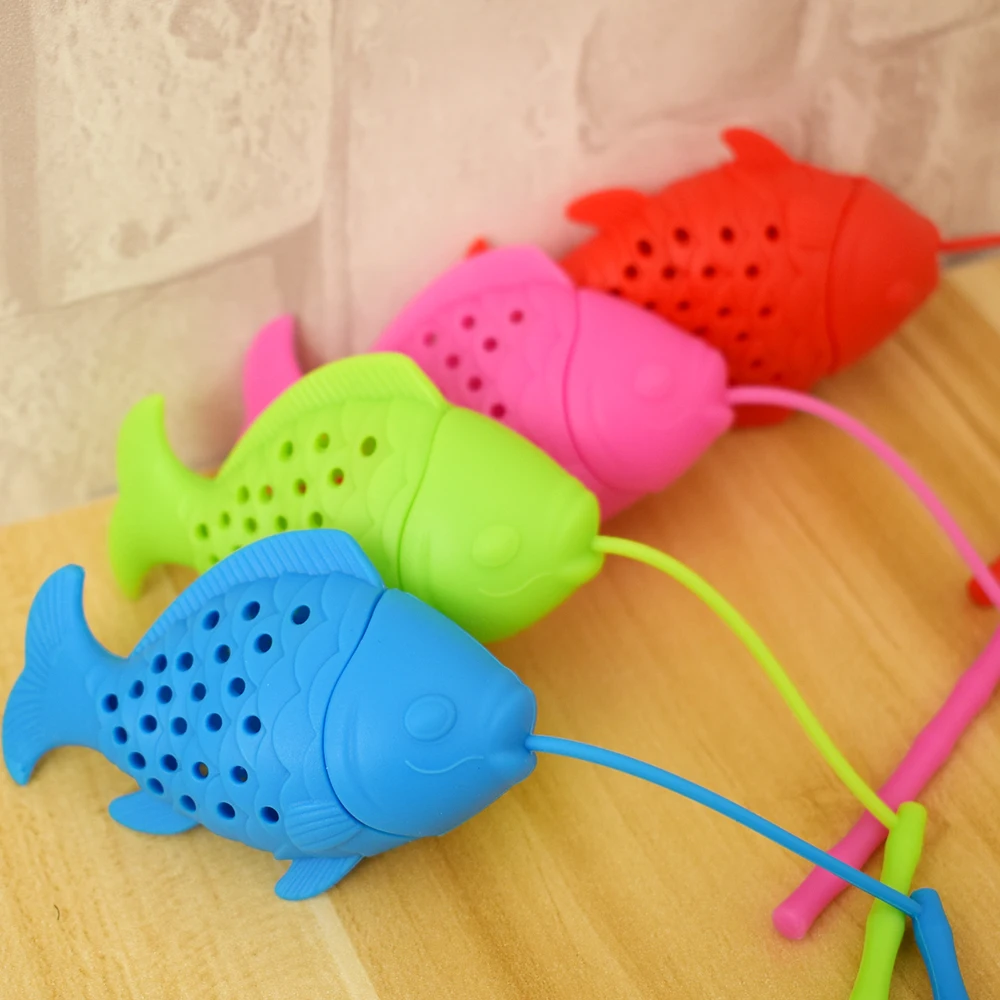 1PC Silicone Cute Fish Fishing Shape Tea Leaf Herbal Strainer Filter Tea Infuser Bags Tool
1PC Silicone Cute Fish Fishing Shape Tea Leaf Herbal Strainer Filter Tea Infuser Bags Tool