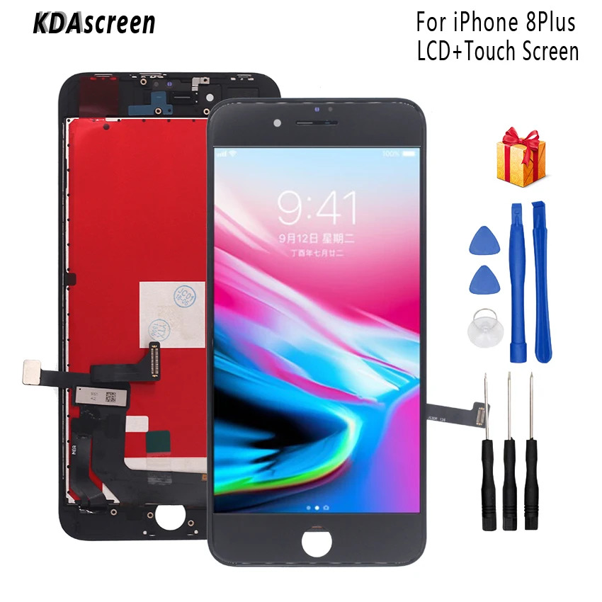 For iPhone 8 Plus LCD Display Digitizer Assembly For iPhone 8 Plus Display Touch Screen LCD Replacement Parts Tools
For iPhone 8 Plus LCD Display Digitizer Assembly For iPhone 8 Plus Display Touch Screen LCD Replacement Parts Tools
