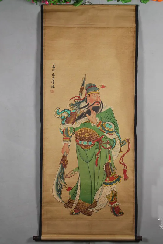 165cm LARGE # home office company efficacious Money drawing booming # Martial god of wealth guan gong Guandi painting
165cm LARGE # home office company efficacious Money drawing booming # Martial god of wealth guan gong Guandi painting