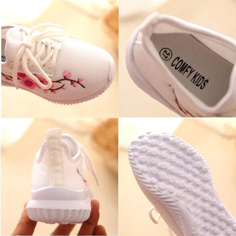Comfy Kids Shoes 2018 new Fashion girls sneakers floral embroidery sport sneakers children ultra-light comfortable shoes
Comfy Kids Shoes 2018 new Fashion girls sneakers floral embroidery sport sneakers children ultra-light comfortable shoes