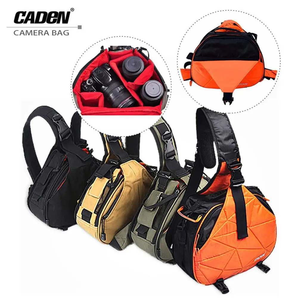 1 Pc/Pack Portable Waterproof Wear-Resistant Nylon Sling One-Shoulder Camera Bag for Camera and Lens
1 Pc/Pack Portable Waterproof Wear-Resistant Nylon Sling One-Shoulder Camera Bag for Camera and Lens