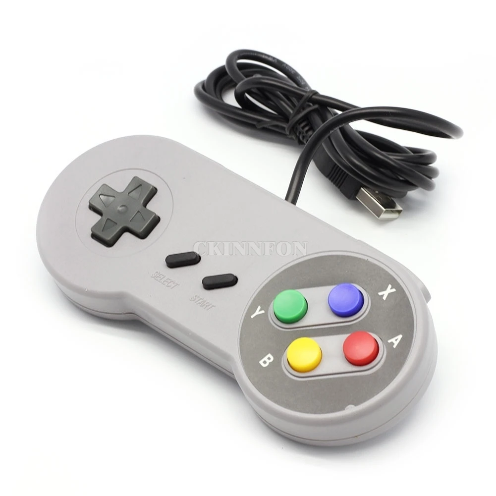 200 шт./лот Ретро USB контроллер геймпад для SNES Windows ПК Замена Famicom
200 шт./лот Ретро USB контроллер геймпад для SNES Windows ПК Замена Famicom